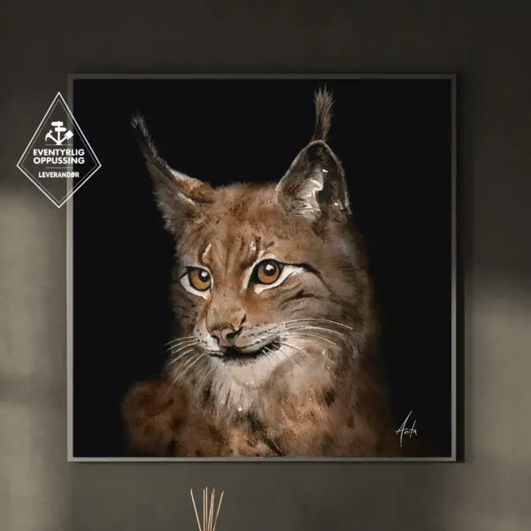 Gaupe (sort bakgrunn)