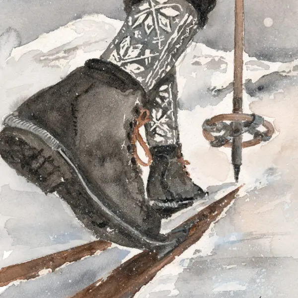 På ski