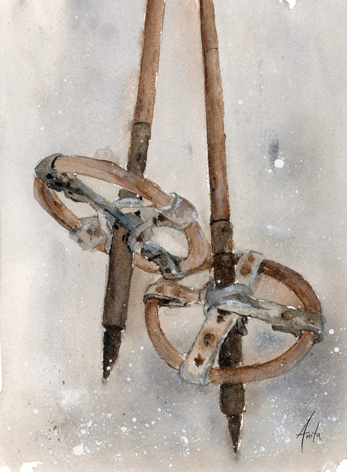 Gamle skistaver
