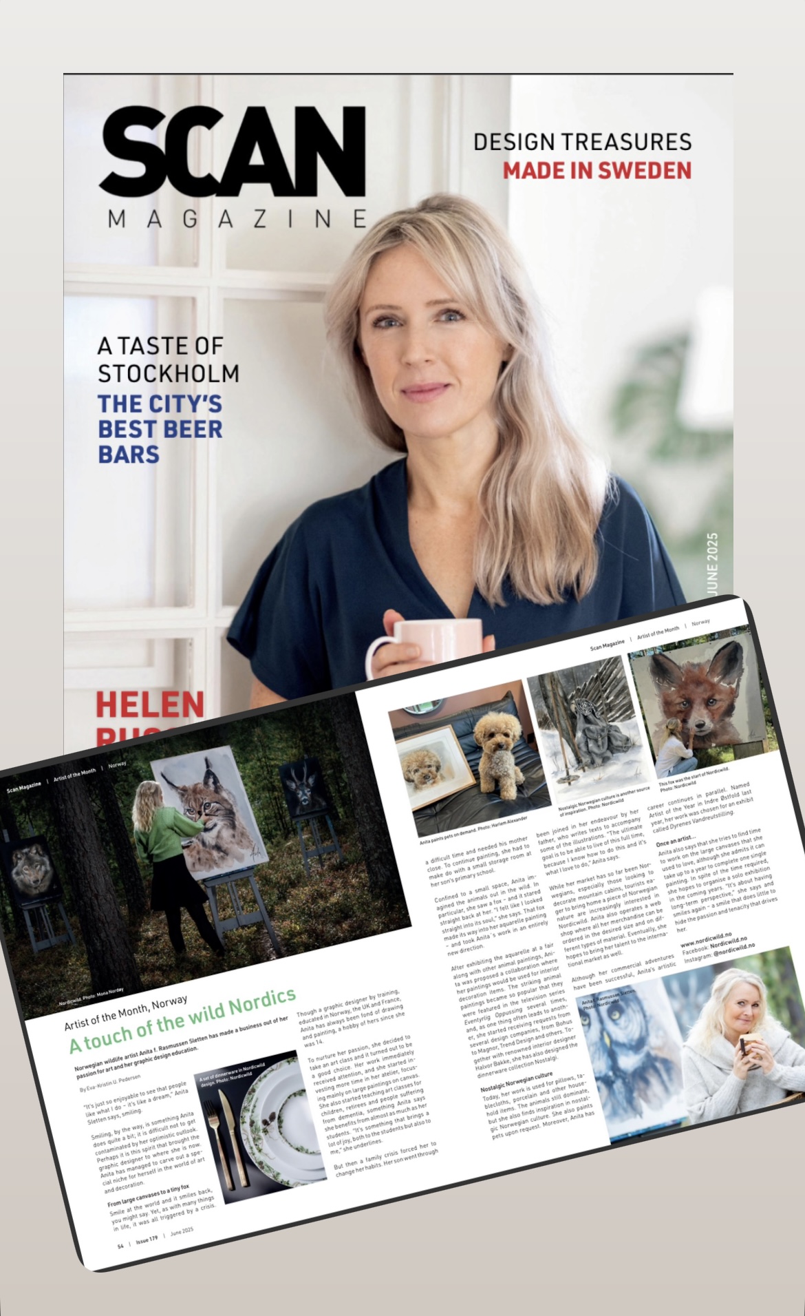 Månedens kunstner i scan magasine