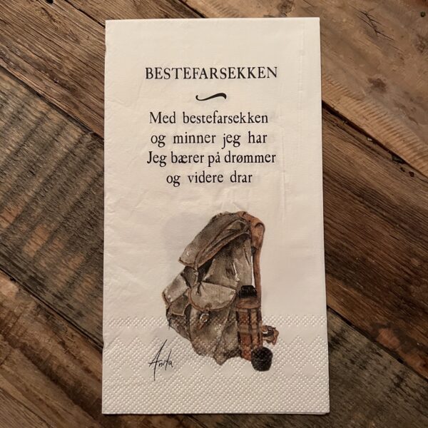 Servietter "bestefarsekken"